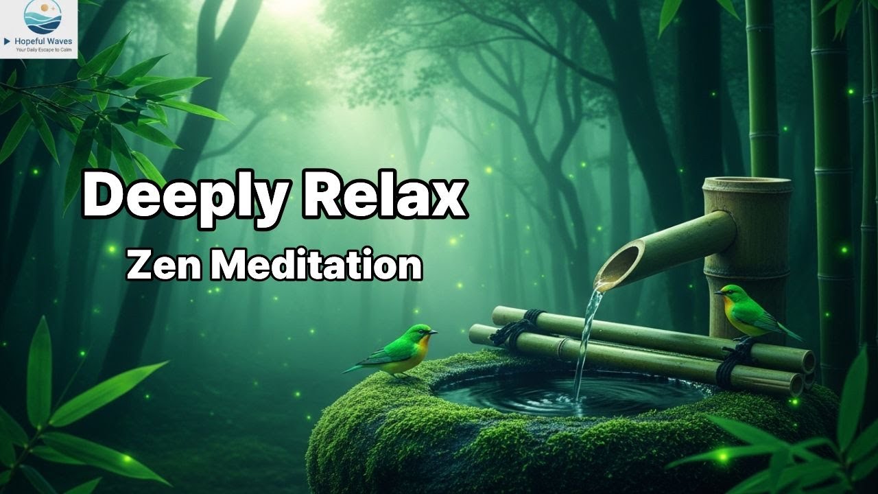 Emerald Zen | Deeply Relax with Sacred Flute & Forest Birds 🌿🐦