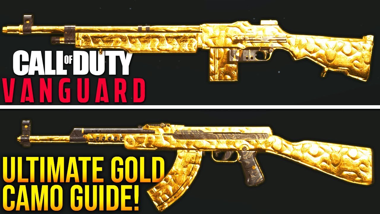 VANGUARD: The ULTIMATE GOLD CAMO GUIDE! (Gold Camo Tips)