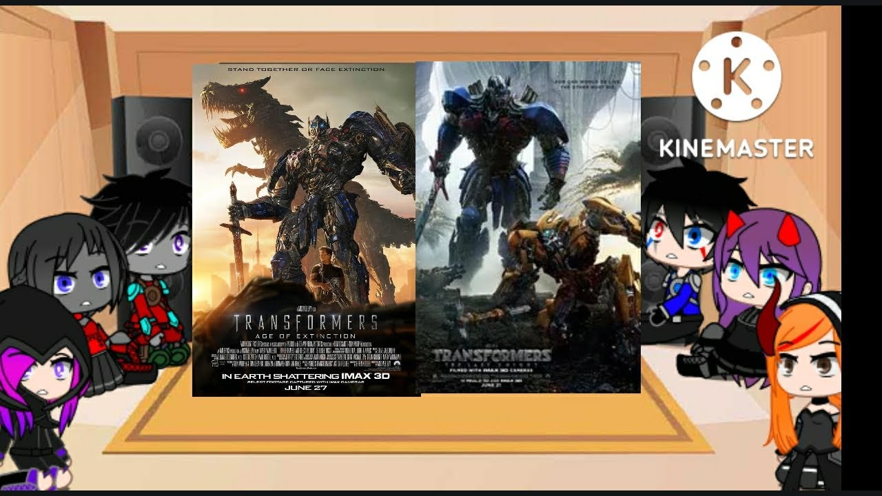 Rainimator friend's react to Transformers: AOE And TLK Full Version