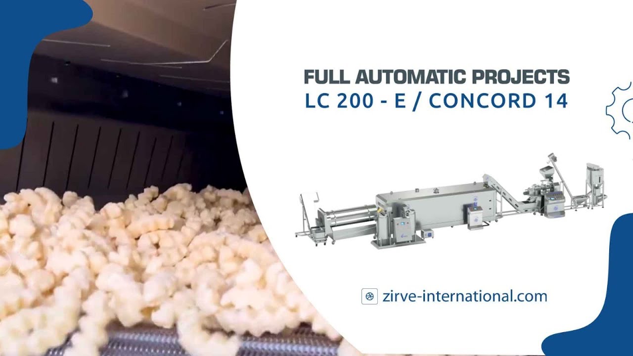Fully Automated Corn Chips Line 200 kg/h | LC200-E #cornchips