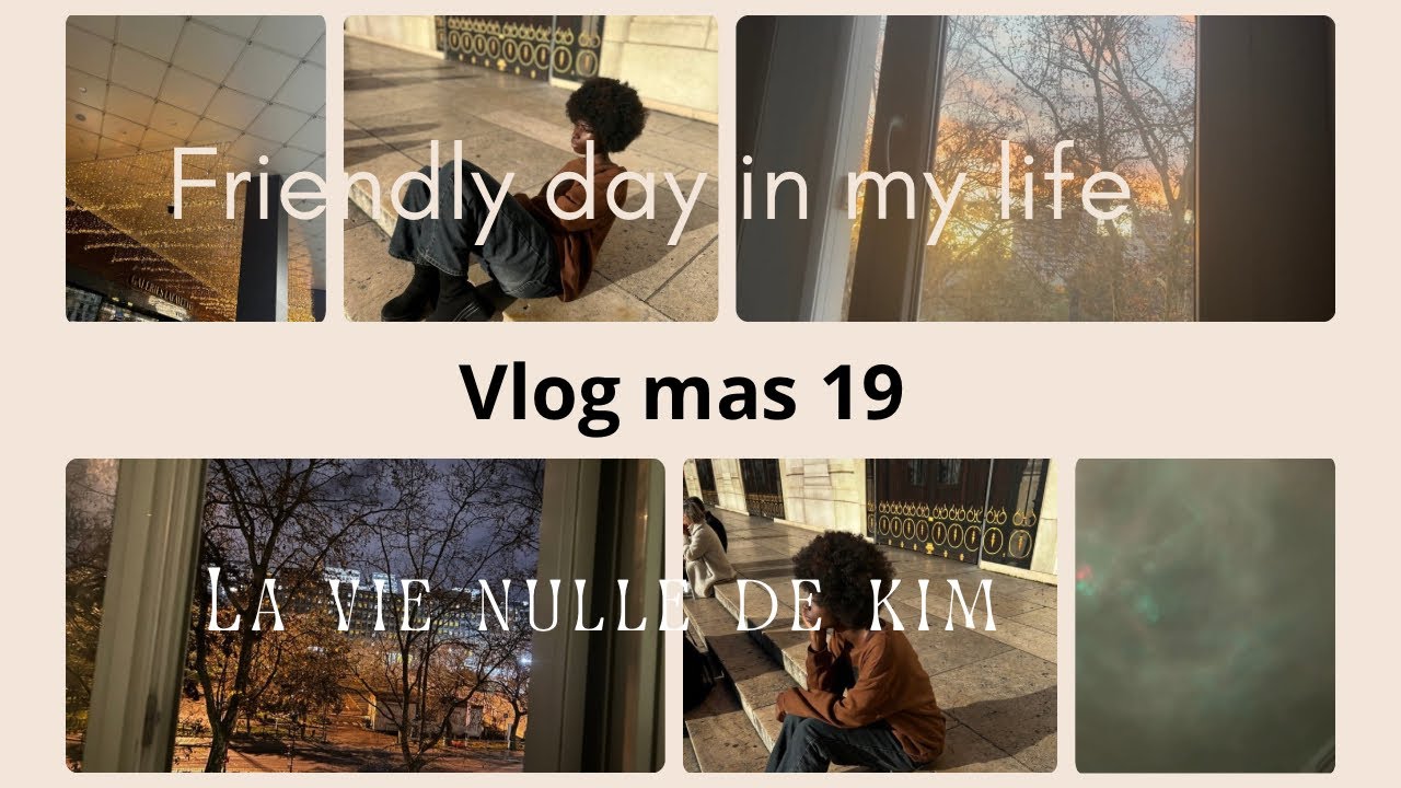 #vlogmas19 La vie nulle de Kim Day in my life à Paris, métro, travail, Belleville & routine du soir