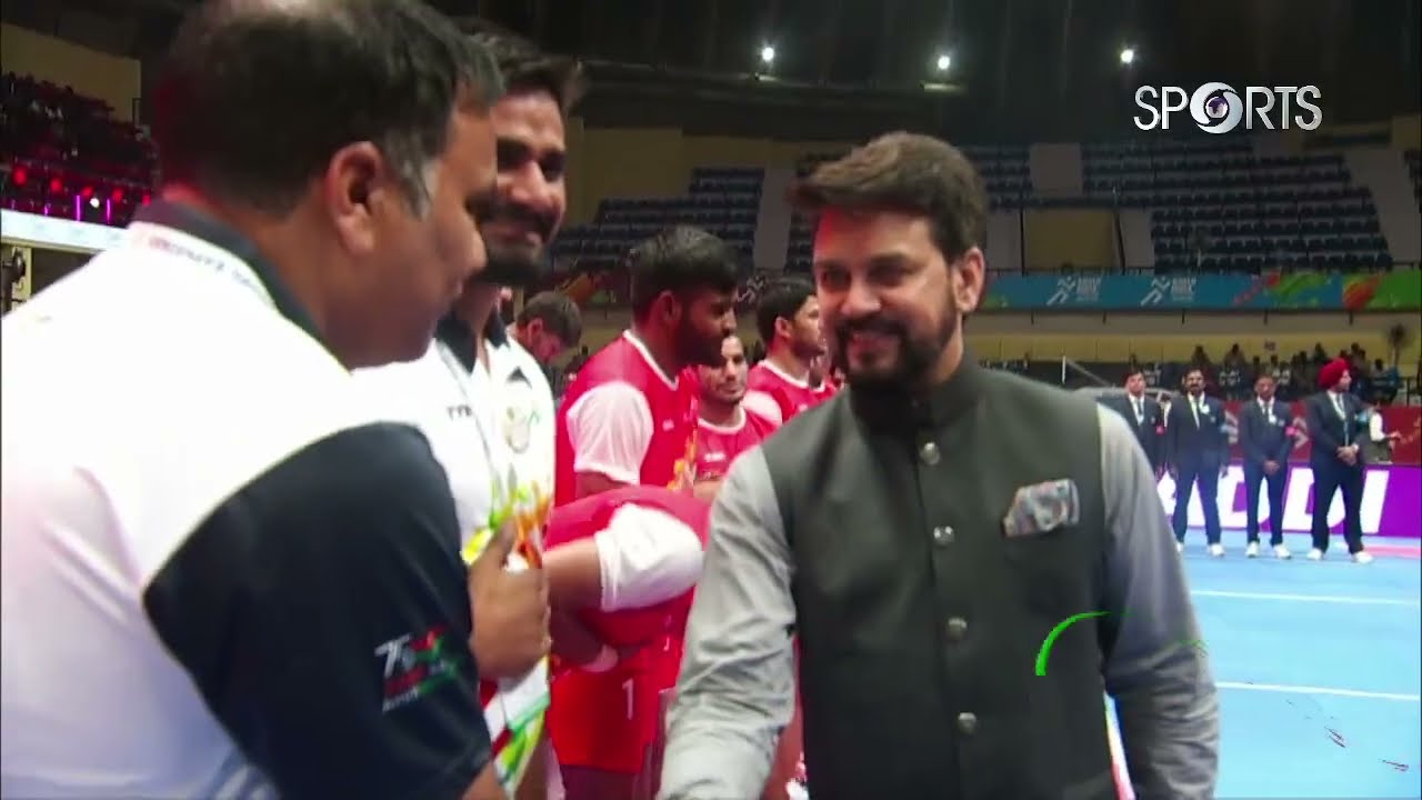 Sports Minister of India Shri Anurag Thakur arrived at Bengaluru to witness the FINALS of #KIUG2021