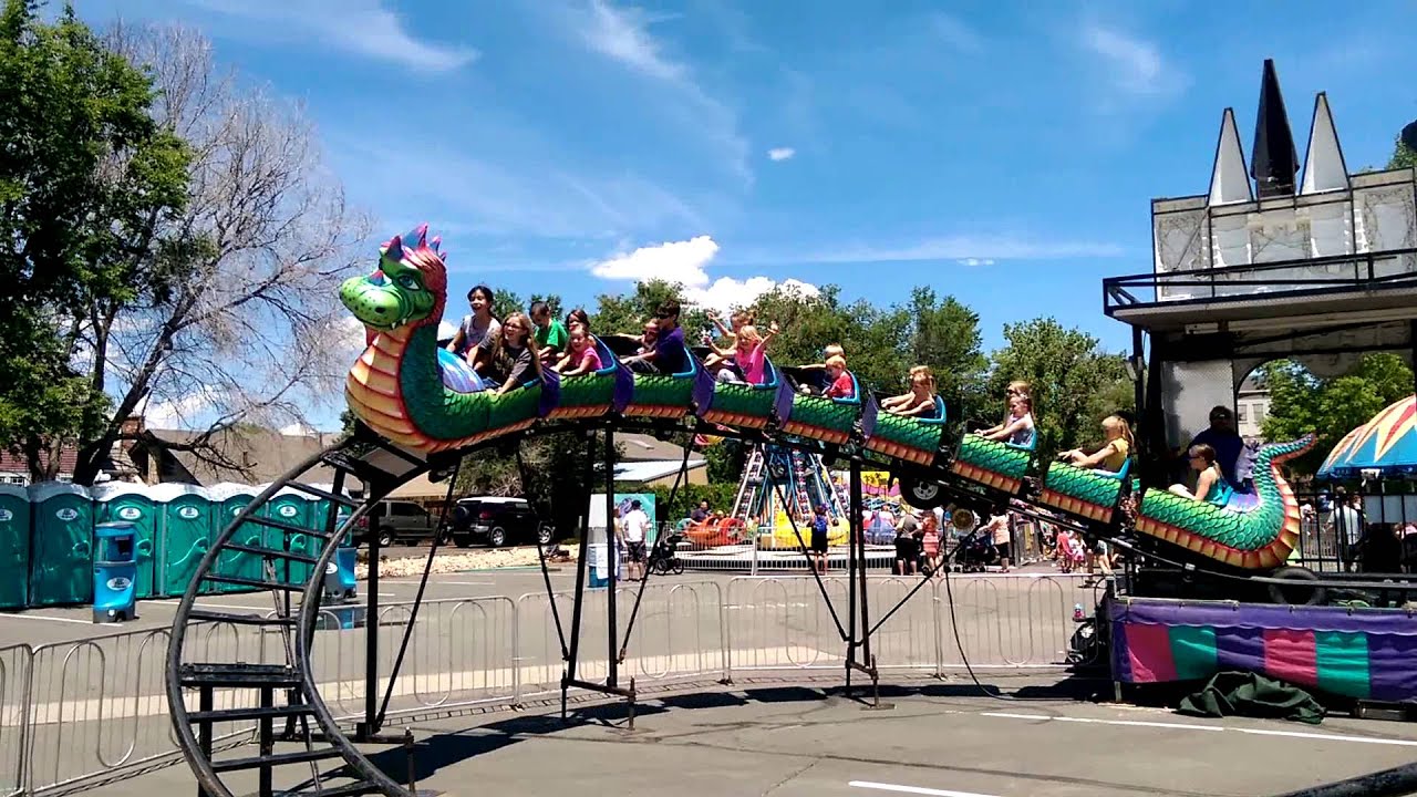 Kids on Dragon Coaster