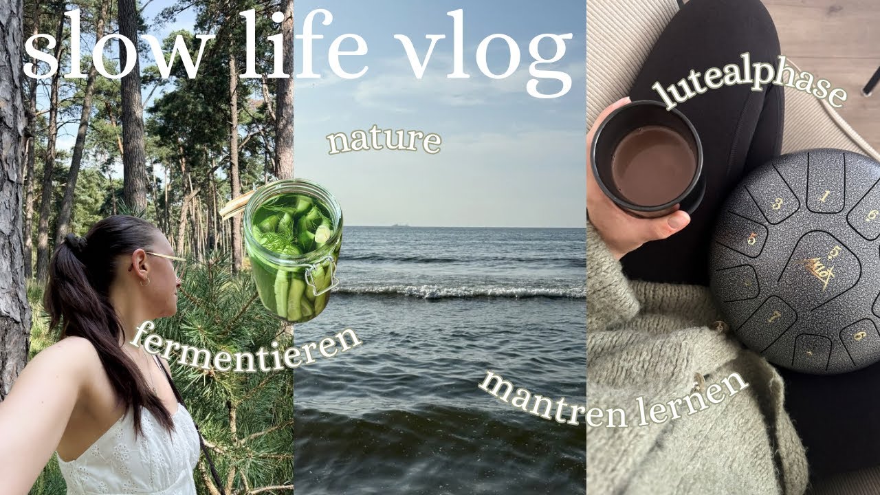 weekly slow life vlog | weiblicher zyklus, spät sommer, nature, frauenkreis &&&&