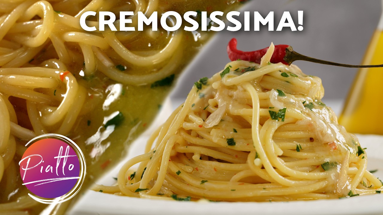 Spaghetti Aglio Olio e Peperoncino CREMOSISSIMI! Facile Veloce
