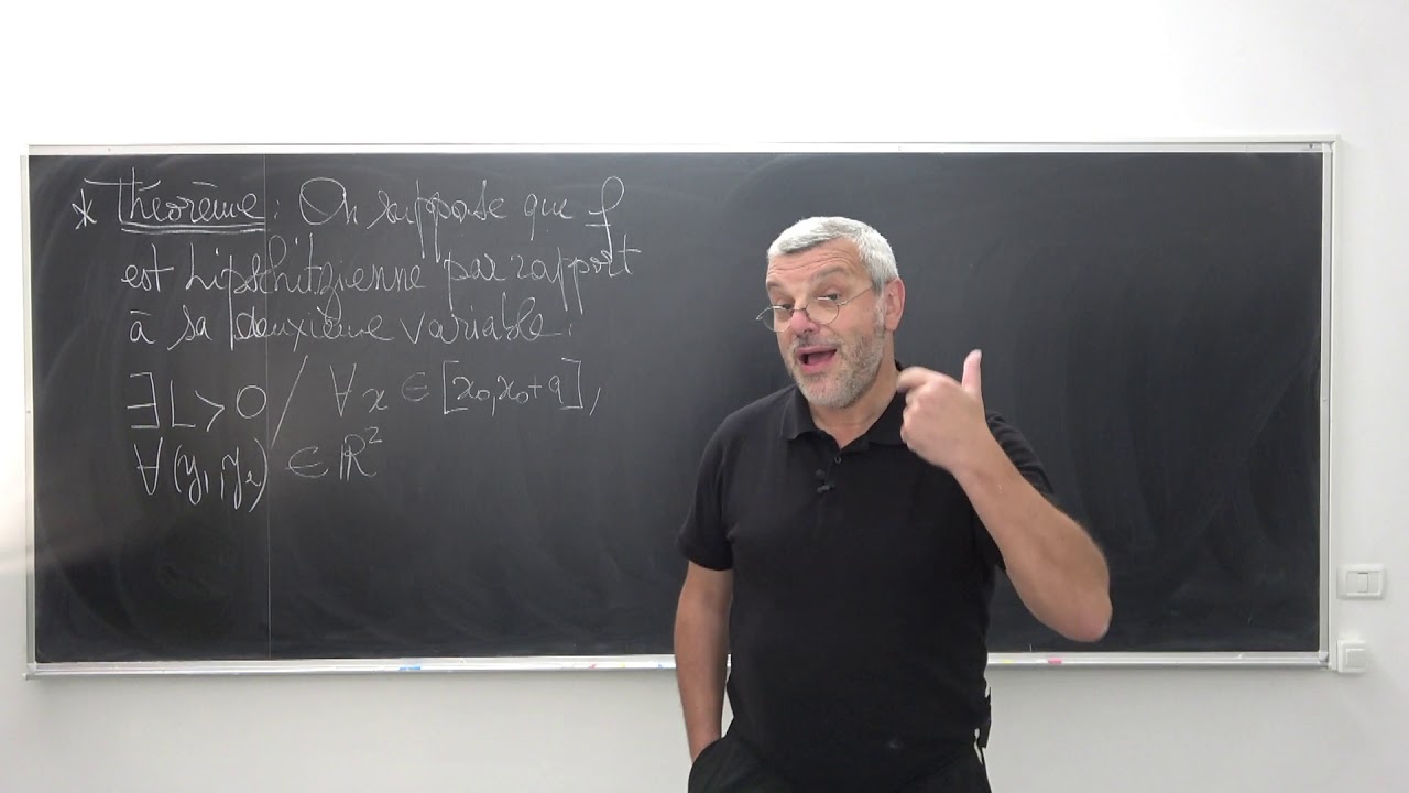 IANUM Cours 9 -  Théorème de Cauchy-Lipschitz