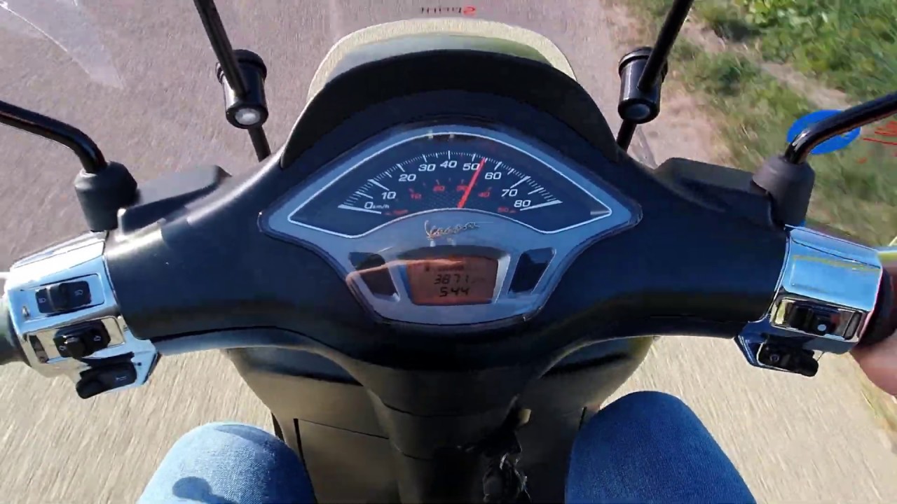 Vespa Sprint met Malossi Multivar - 0-55 - Acceleratie I-get