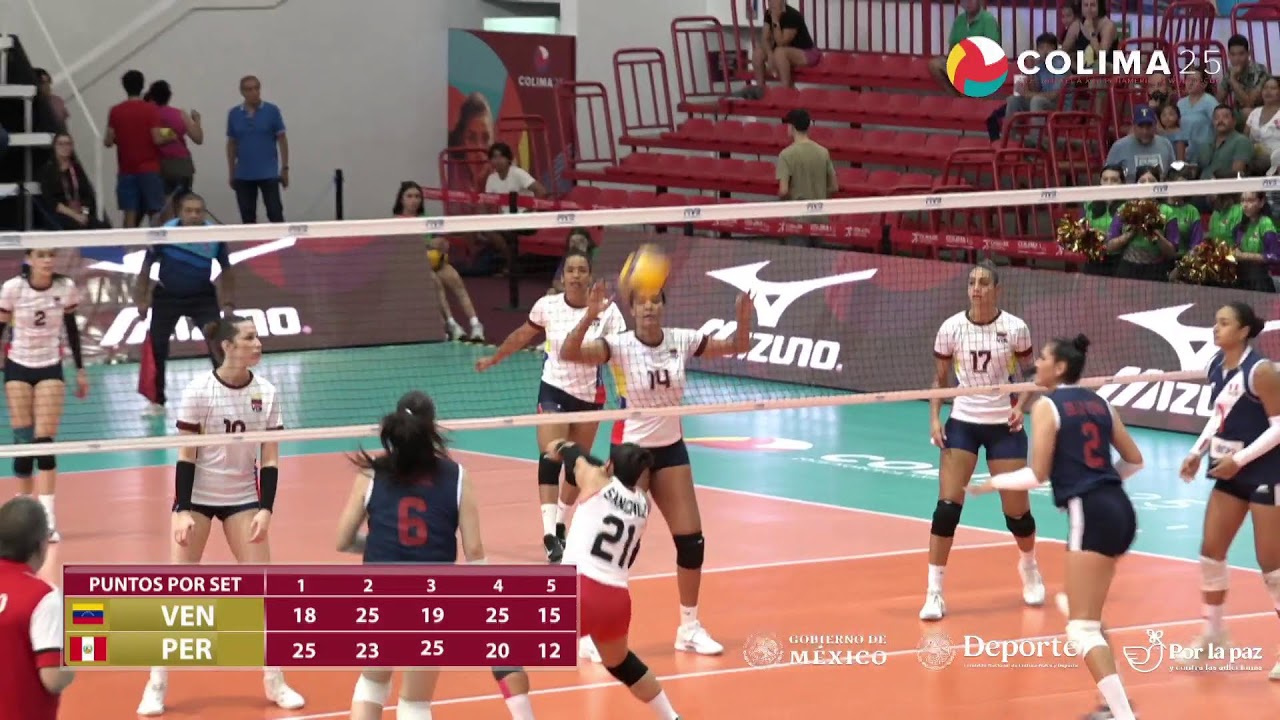 Perú vs Venezuela  (Clasificación 5/6) | XXII Women’s Senior Pan-American Cup 🏐 | EN VIVO