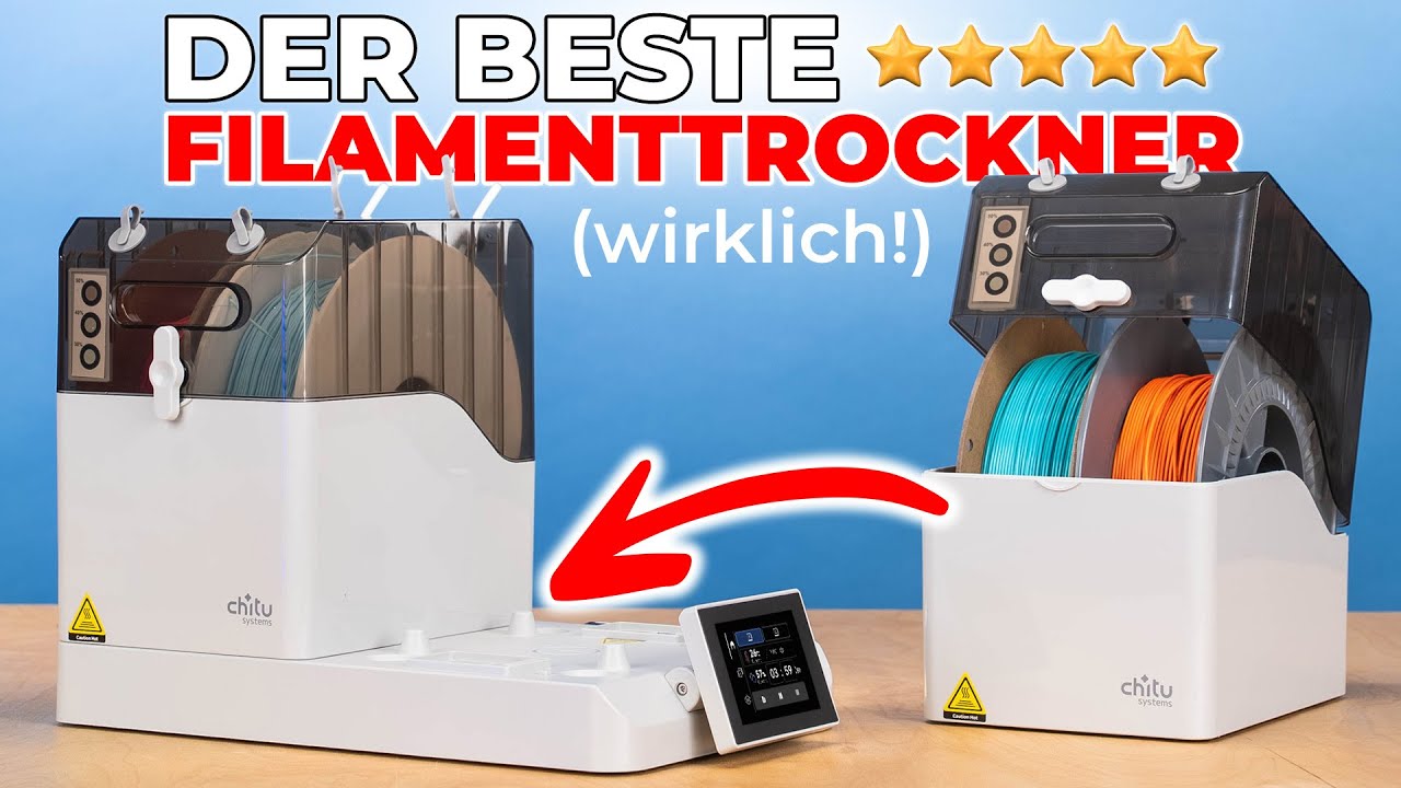 Chitu E1 Filament Trockner | Besser als alle anderen?! (4 Spulen, 2 Boxen)