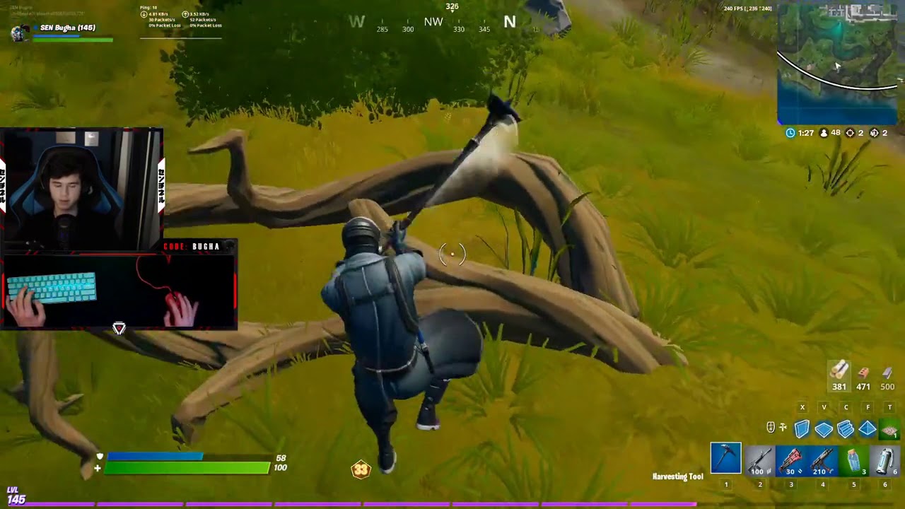 WHAT THE LUCK - MONKAS DAILY FORTNITE HIGHLIGHTS