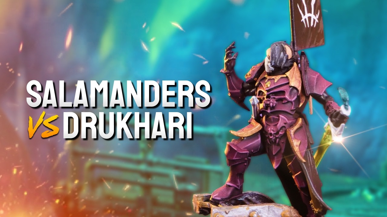 Salamanders vs Drukhari - 11th Edition Warhammer 40k Live Battle Report