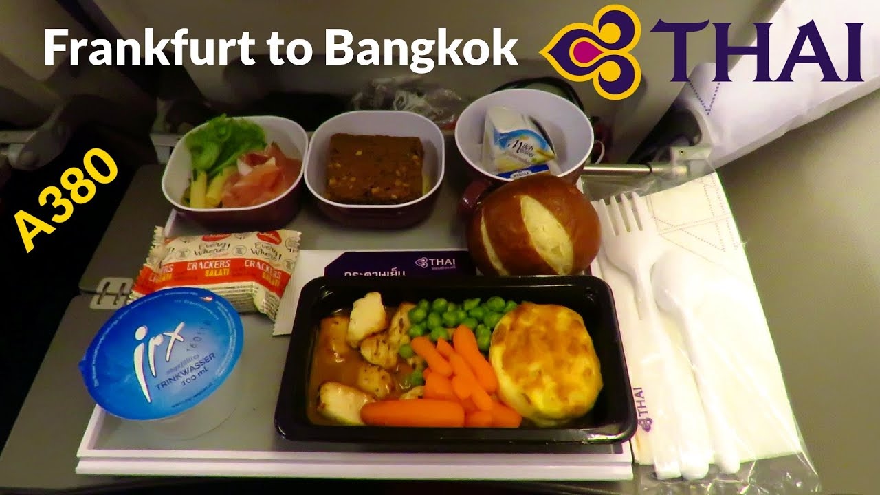 TRIP REPORT | THAI AIRWAYS A380 (ECONOMY) | Frankfurt to Bangkok | FULL FLIGHT [Full HD]