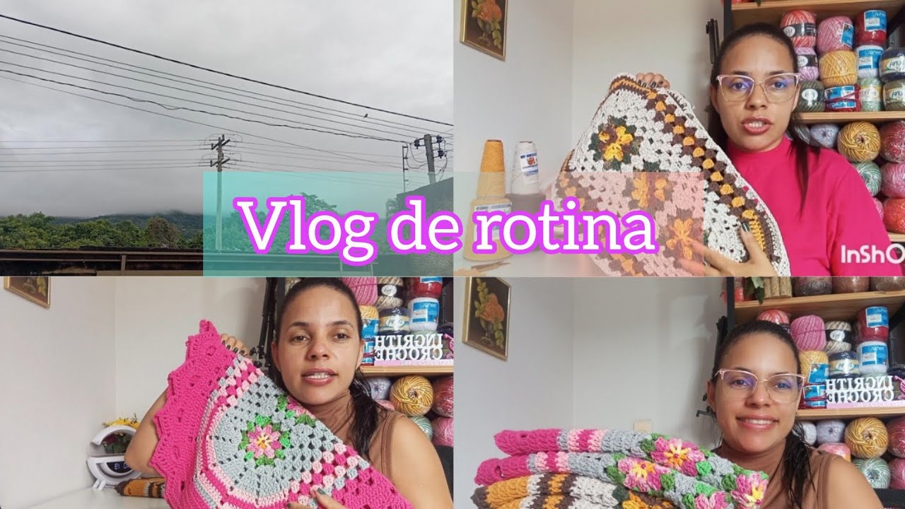 🚨 Minha realidade sendo crocheteira mãe e dona de casa/vem me acompanhar em uma semana #vlog 