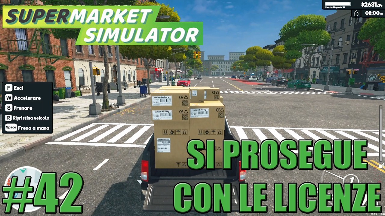 Supermarket Simulator - Gameplay ITA - Let's Play #42 - Nuova licenza e altre consegne