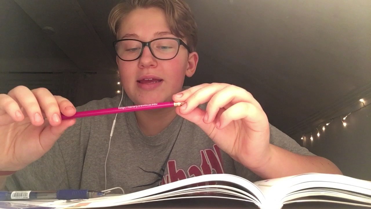 asmr - study with me / inaudible whispering, writing sounds, book sounds