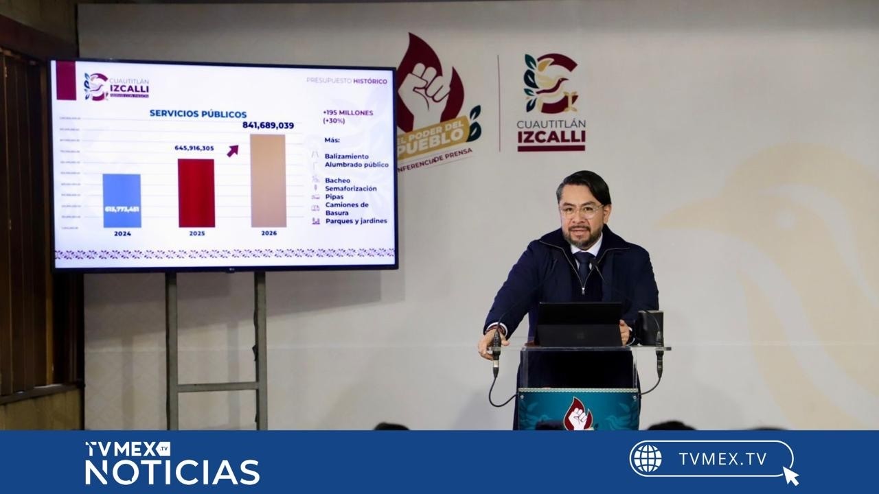Cuautitlán Izcalli aumenta presupuesto para Seguridad, Servicios y Obra Pública en 2026