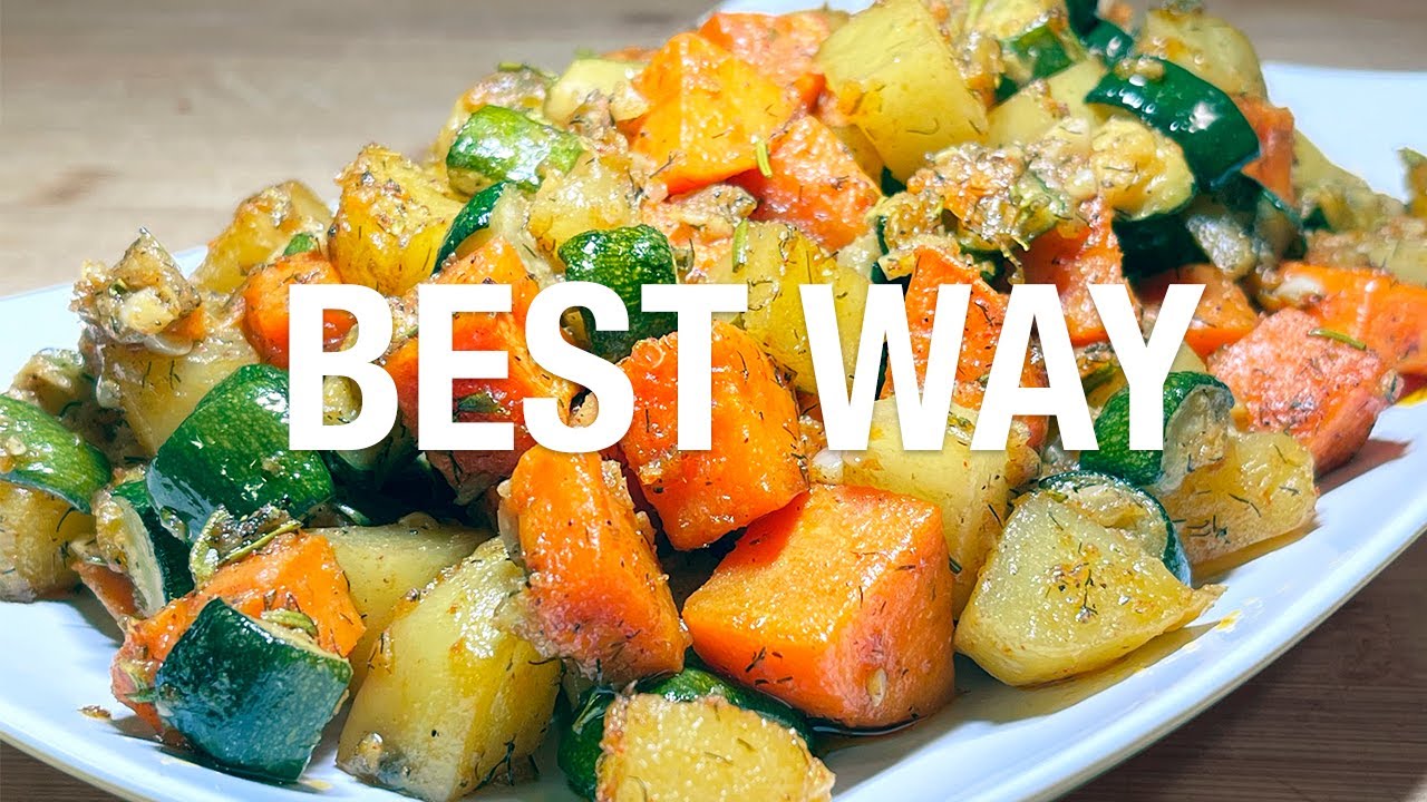 BAKED Zucchini and Sweet Potato Casserole recipe | Easy Oven Recipe for Beginners | Veggie Recipe