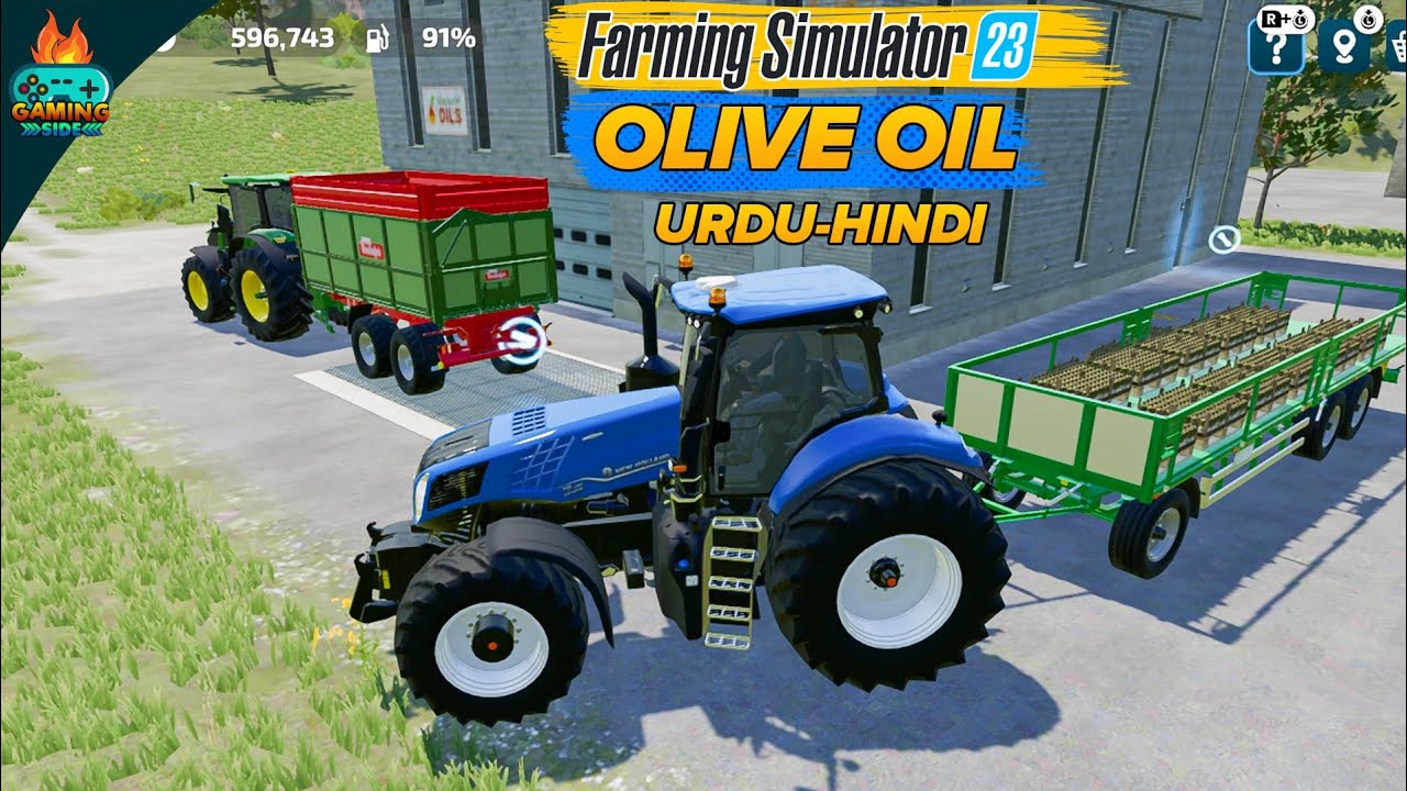 Making and Selling Olive oil at a High Price | Farming Simulator 23 Mobile urdu hindi fs23