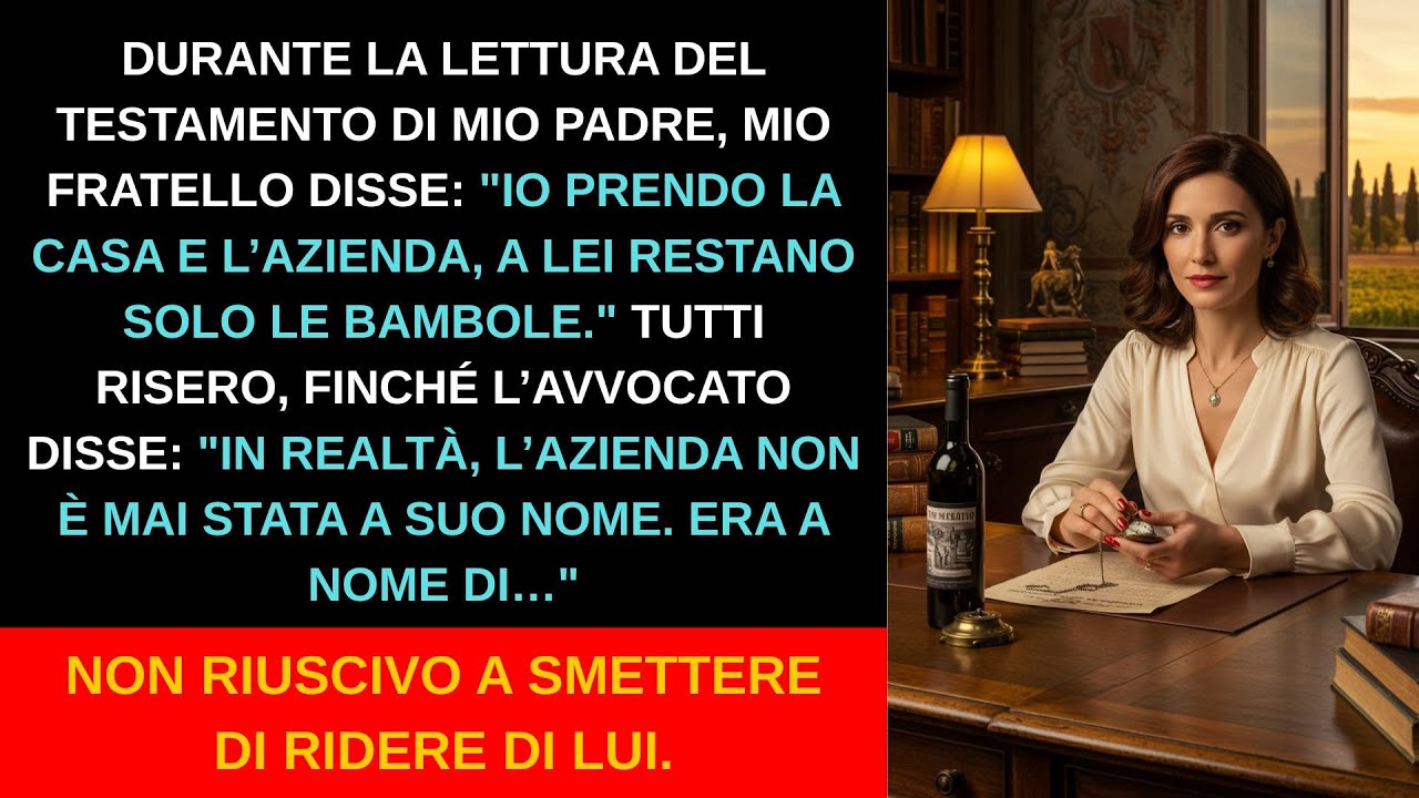 Mio fratello derise la mia eredità: voleva casa e azienda di papà — finché l’avvocato non parlò…