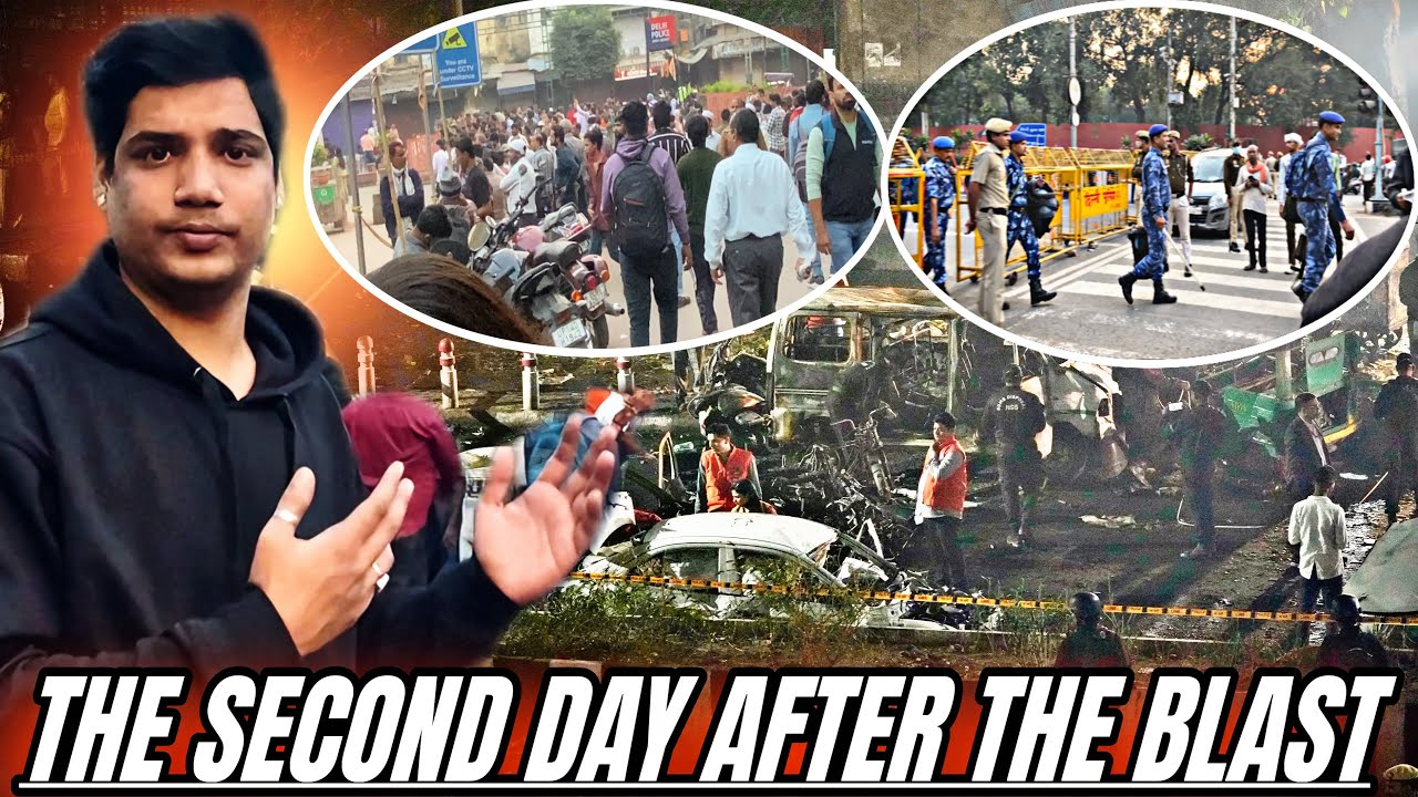 DELHI CAR BLAST KE BAAD LAAL QILA KA MANZAR. 😱  || Rohan Soni Vlogs