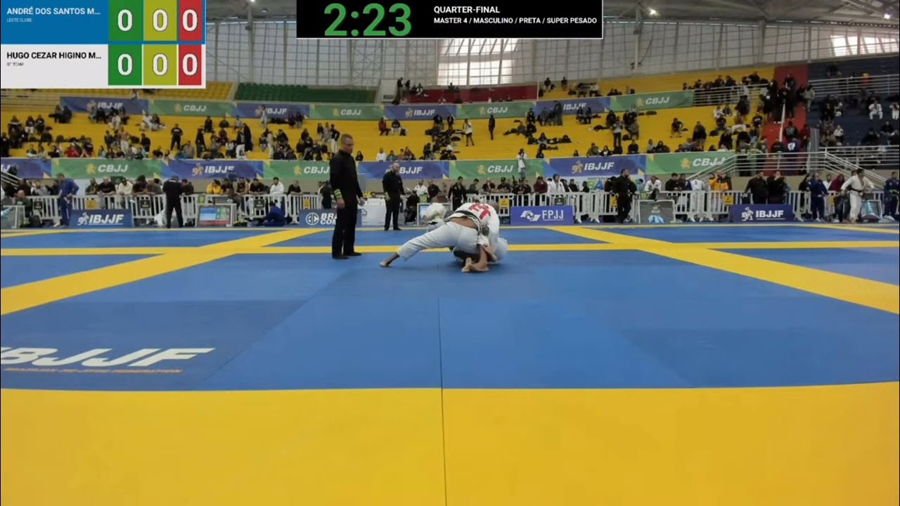 São Paulo Internacional Open Ibjjf - Faixa preta super pesado master 4 - quartas