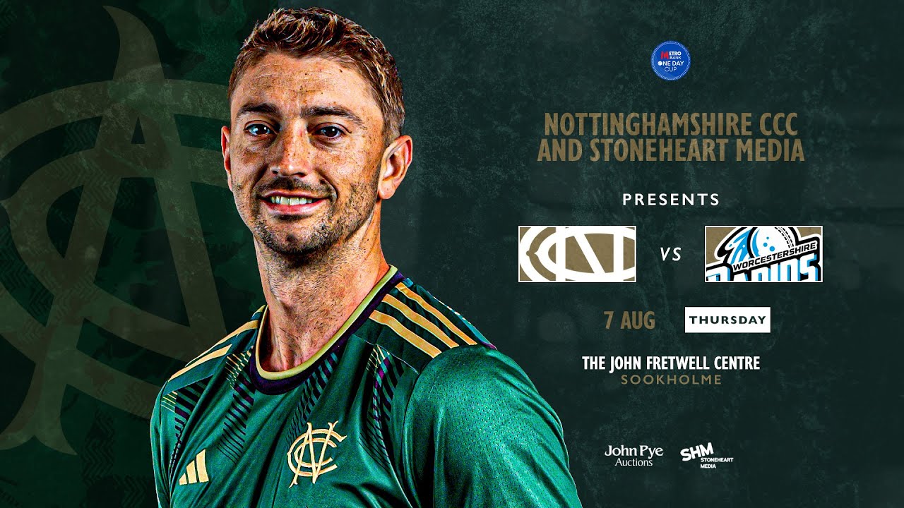 🔴 LIVE STREAM |  Notts Outlaws vs Worcestershire Rapids  |   Metro Bank One Day Cup