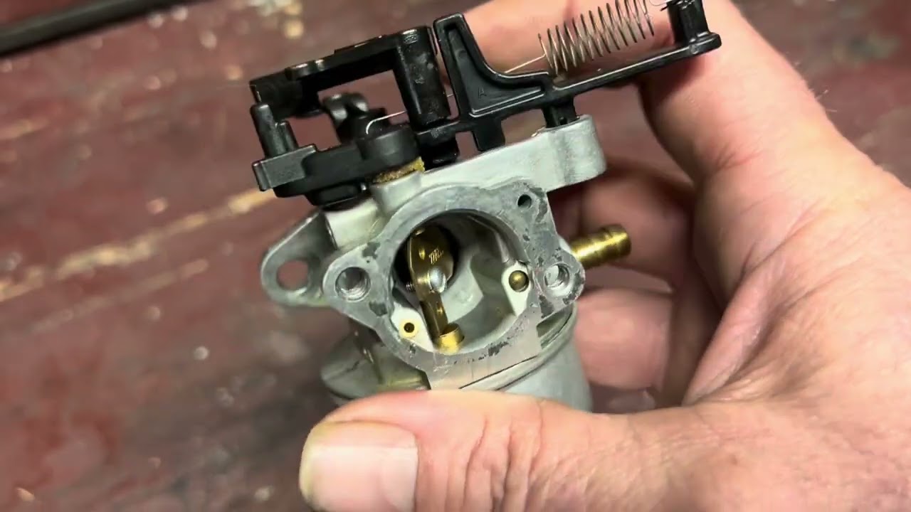2014 Troy Bilt pressure washer 190cc.  Very dirty carb. ( part 1). Weather delay