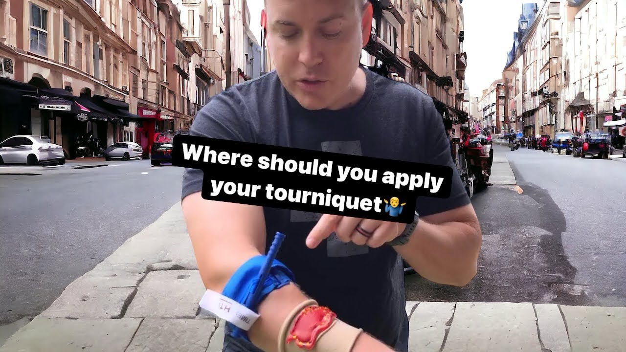 Where to place a tourniquet!