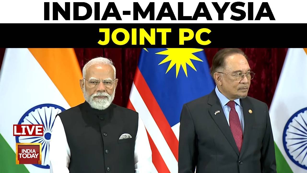PM Modi's Speech LIVE | PM Modi In Malaysia | Modi, Anwar Ibrahim Attend joint PC  in Kuala Lumpur