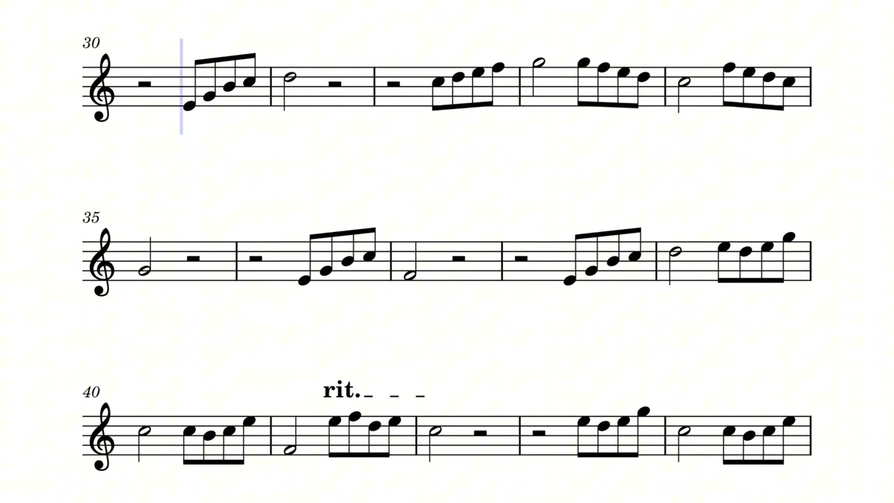 La Bella y la Bestia partitura para Saxo Alto🎷