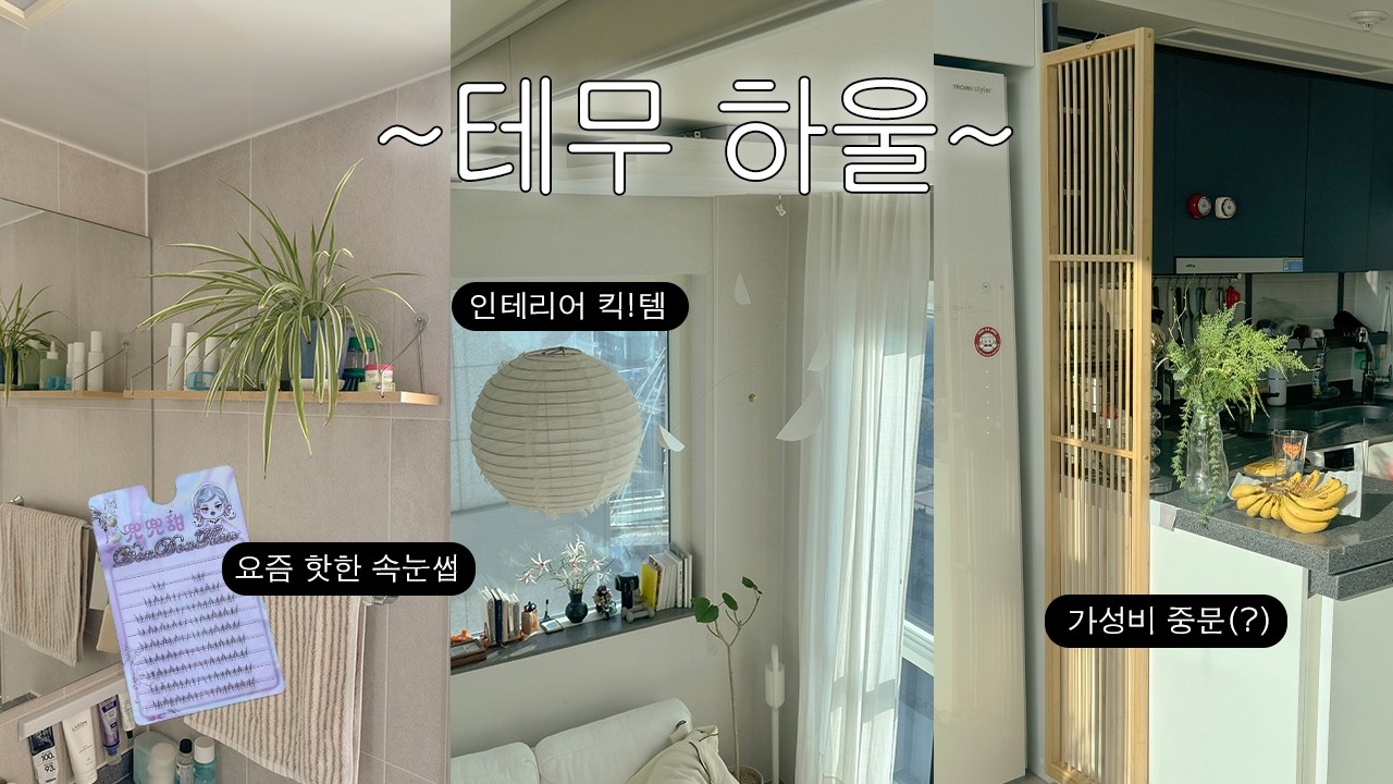 (Sub) 이사 후 테무하울 🧹 18개 인테리어 아이템으로 집 디테일 채우기 ➰