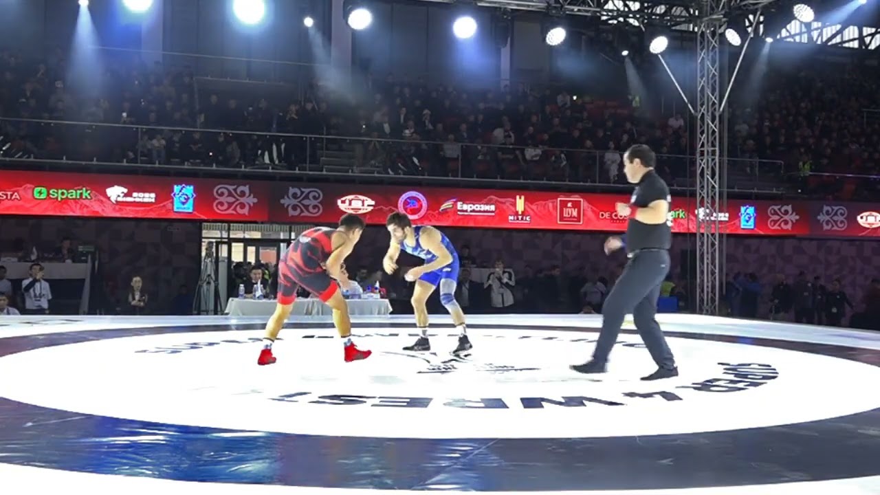 ВОЛЬНАЯ БОРЬБА. SUPER 4 WRESTLING. 65 кг 1\2 Билол Шарип уулу (KGZ)-Абасгаджи Магомедов (AZE)
