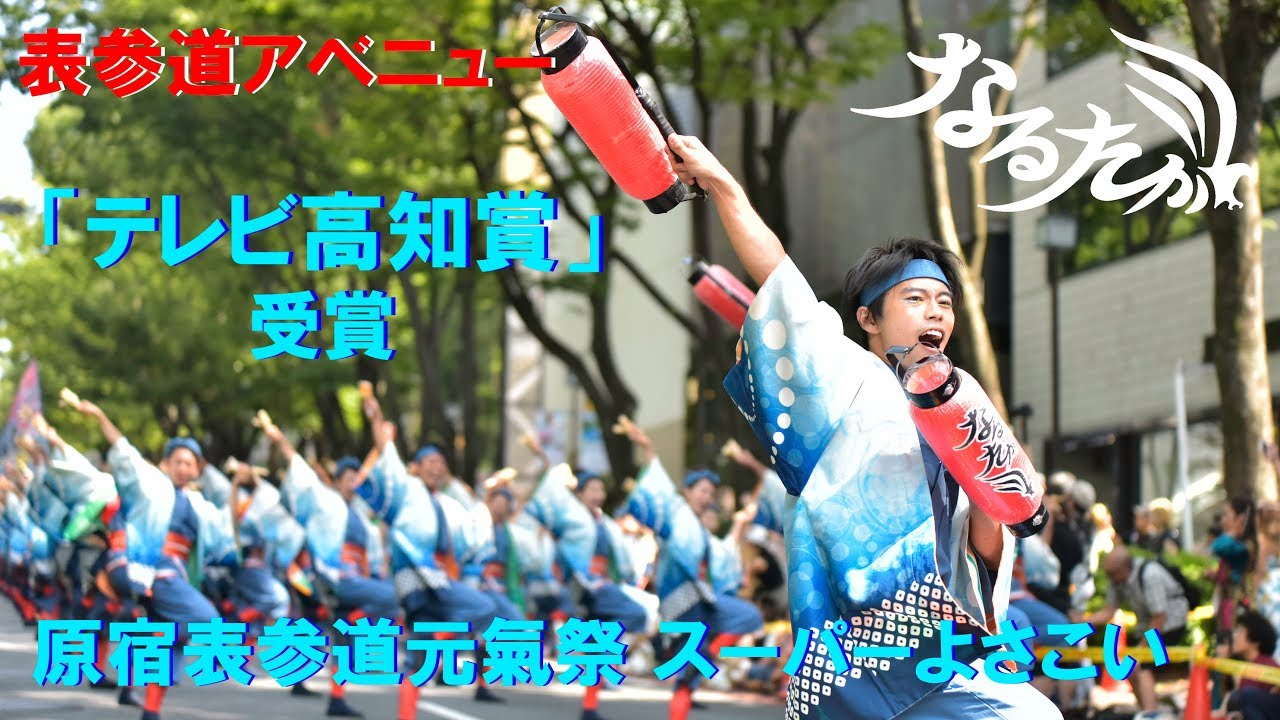 4K【公式】なるたか2019『indigo』原宿表参道元氣祭りスーパーよさこい2019 表参道アヴェニュー