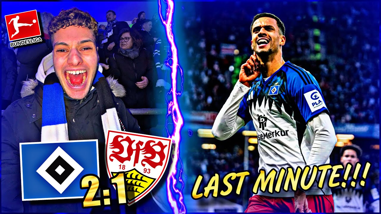 OMG LAST MINUTE SIEG IN UNTERZAHL!! 🤯💙 ESKALATION 🔥 | HSV vs. VFB Stuttgart 2:1 - Stadionvlog | MIDO