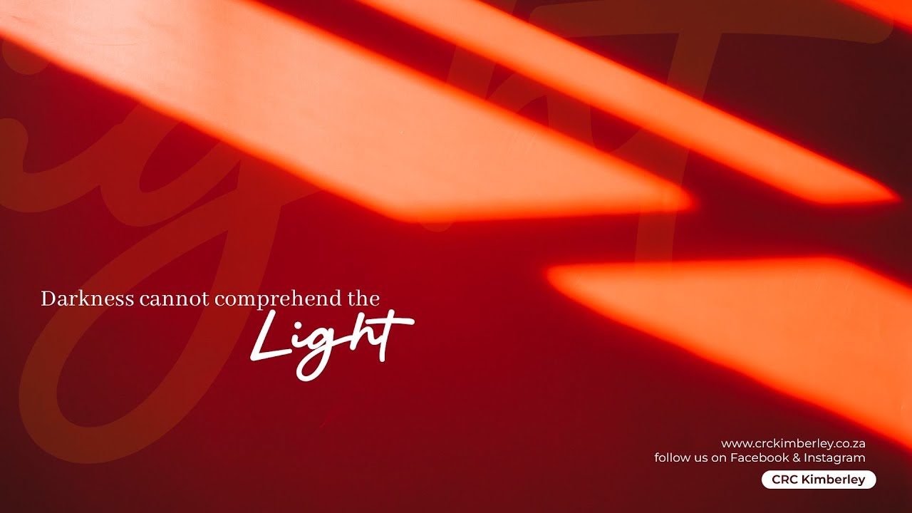 Darkness cannot comprehend the light - Ps Bryan Coetzee - 11 January 2026 AM