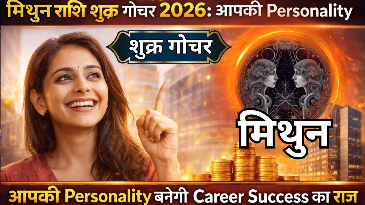 मिथुन राशि शुक्र गोचर 2026: आपकी Personality बनेगी Career Success का राज | Mithun Astro Guide