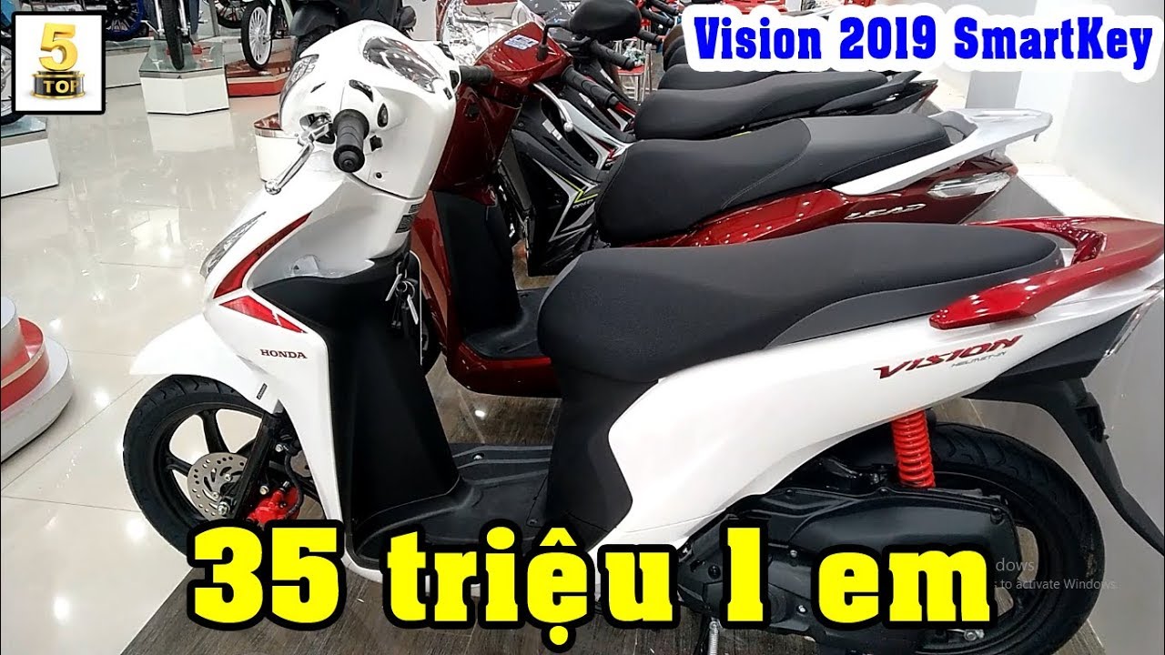Honda #Vision 2019 Smartkey ▶️ Chiếc xe Honda Vision 2019 Smartkey mới về đại lý 🔴 TOP 5 ĐAM MÊ