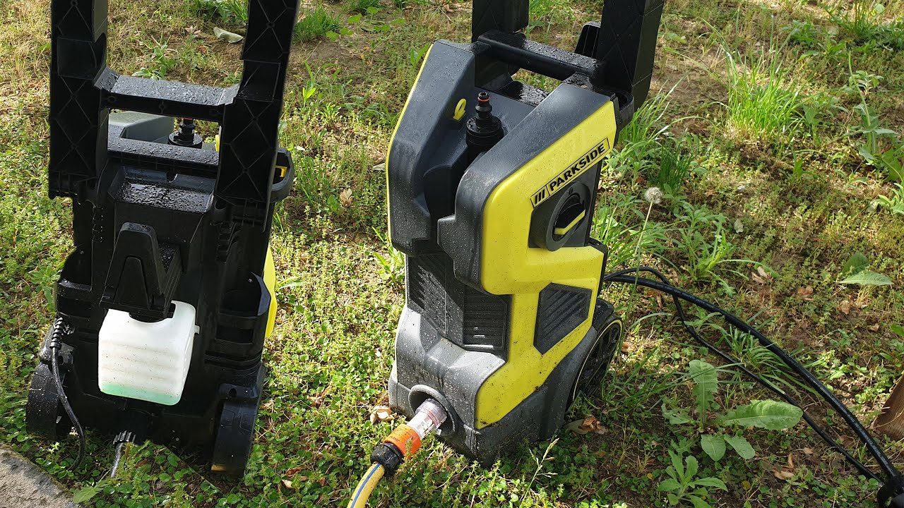 Parkside Pressure Washer PHD 135 C2 Testing