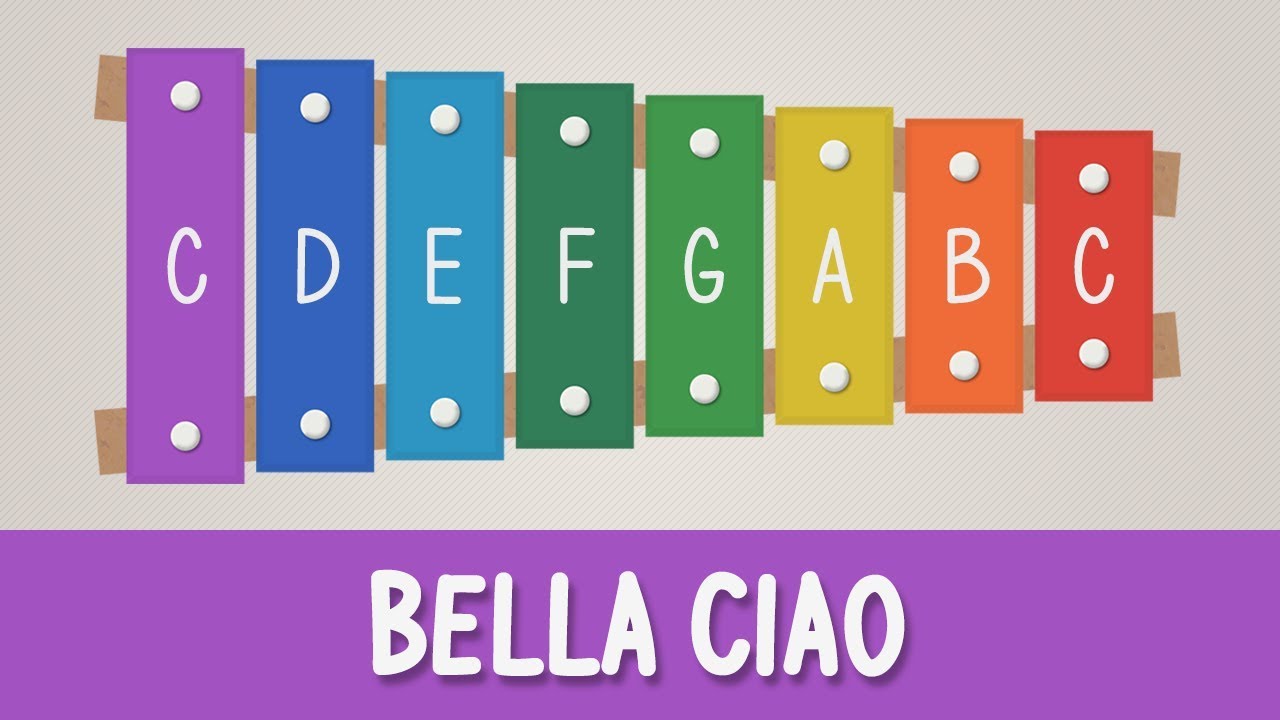 How to play Bella Ciao on a Xylophone - Easy Songs - Tutorial