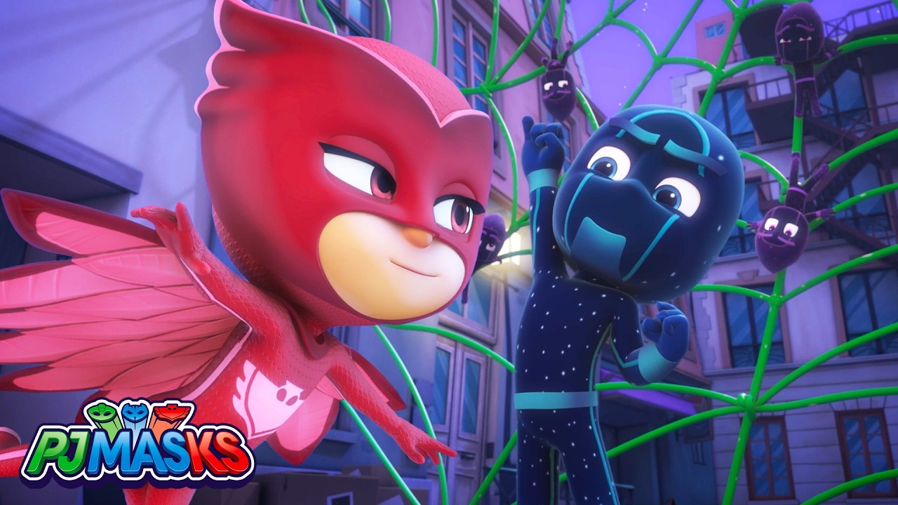 Luna Girl, Night Ninja & Wolfy Kids Team Up! 😱 PJ Masks Full Episodes 🦸 Superhero Cartoons for Kids