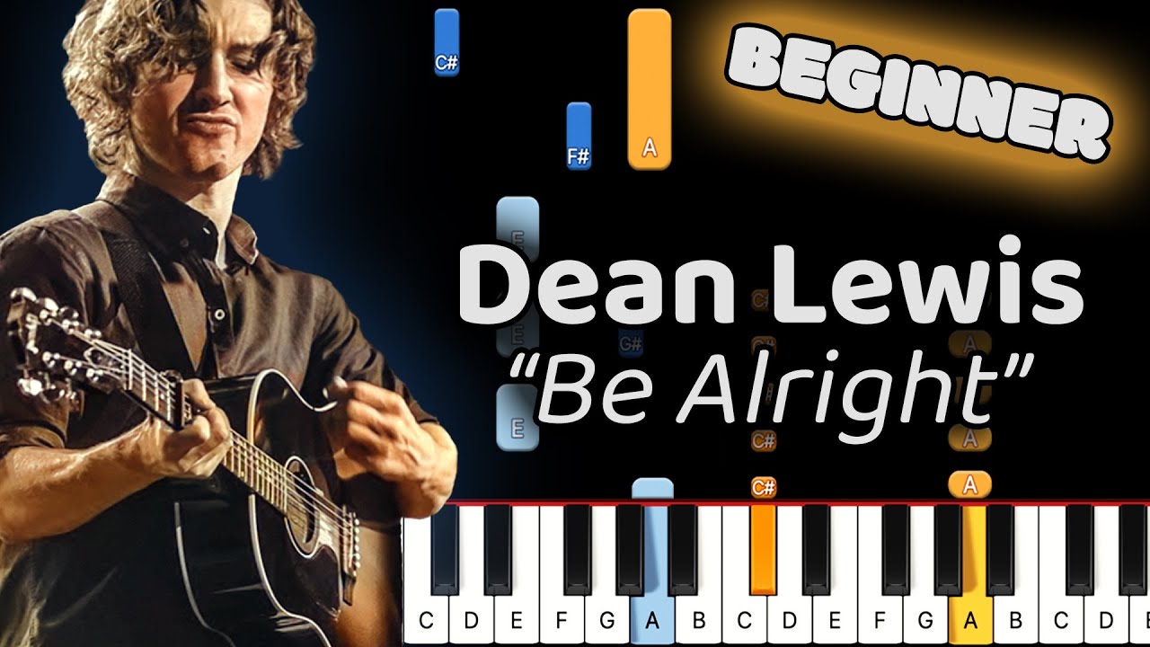 Be Alright Dean Lewis Piano Lesson! (Beginner)