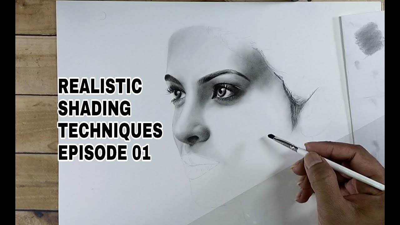 How to do very realistic shading- blending brush techniques