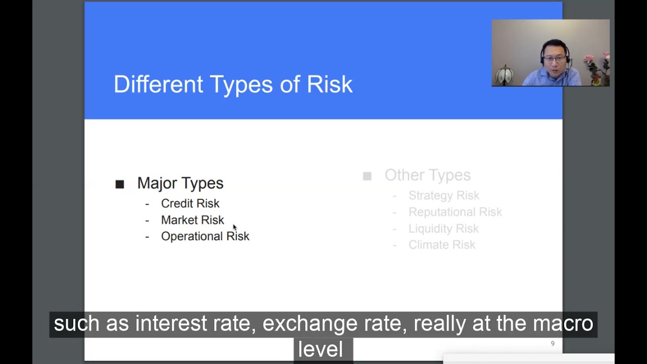 Lecture 7: Major Risk Types  - Consumer Credit Risk Management Fundamentals - by Frank Tian