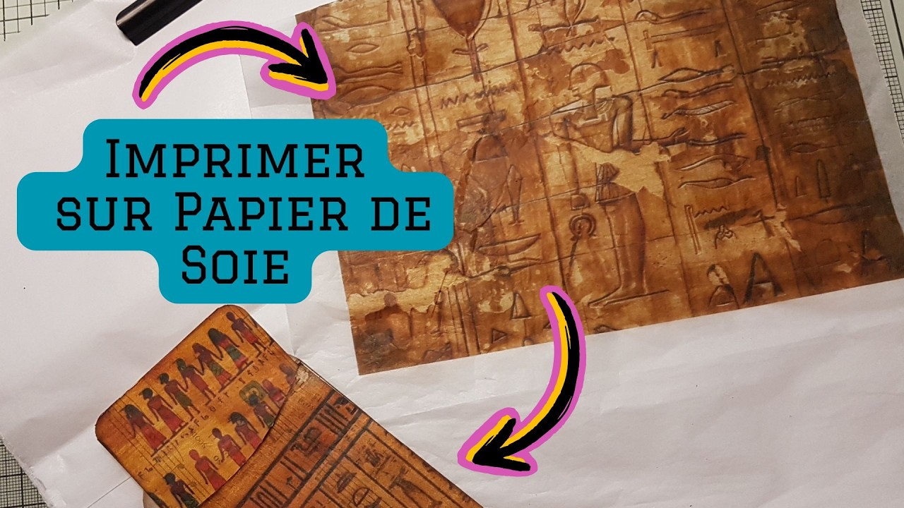 Comment imprimer sur du papier de soie (Tutoriel Facile)