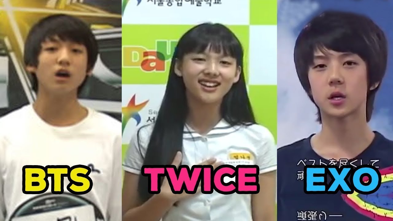 Khi Idol Kpop lần đầu dự thi Audition - Kpop Idols First Audition