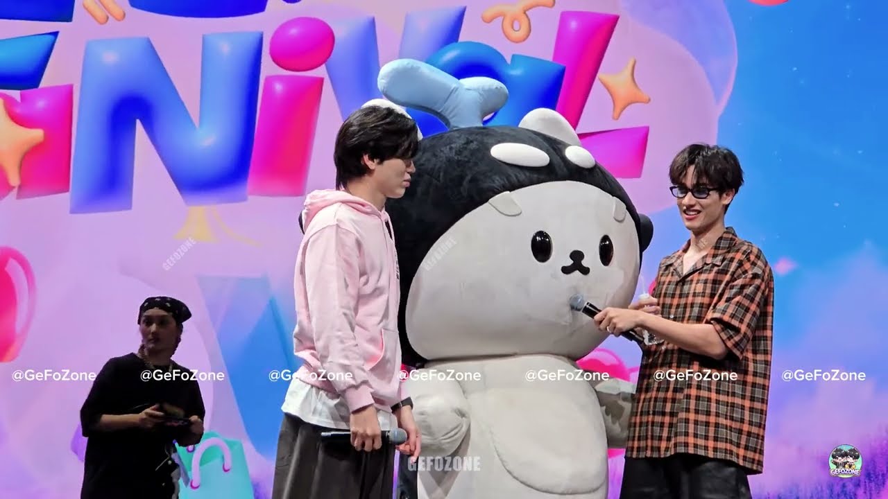 20251011 TAY NEW POLCASAN พูดคุยบนเวที ช่วง Fansign #GMMTVFANIVALxTayNew