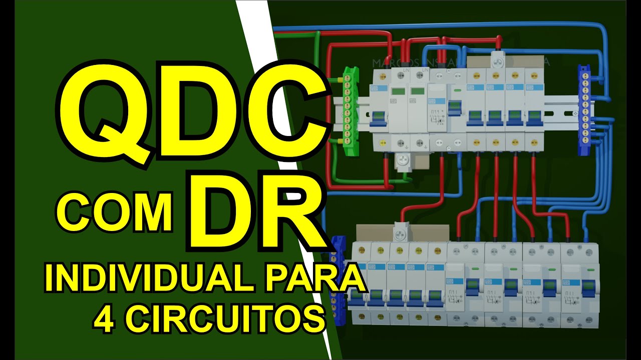 QDC  COM DR INDIVIDUAL PARA  4 CIRCUITOS