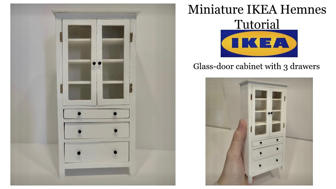 Miniature IKEA Hemnes Cabinet Tutorial