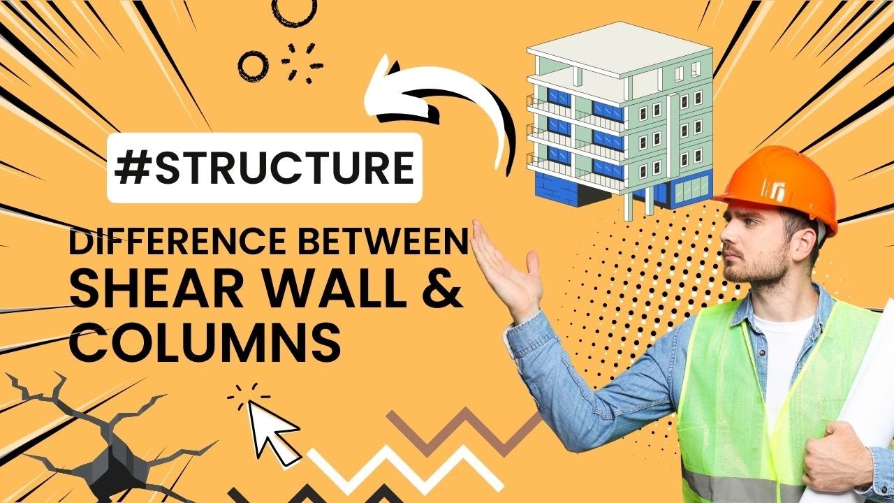 Difference Between Shear Wall and Columns? (#AskCivilEngineer) #Iamcivilengineer