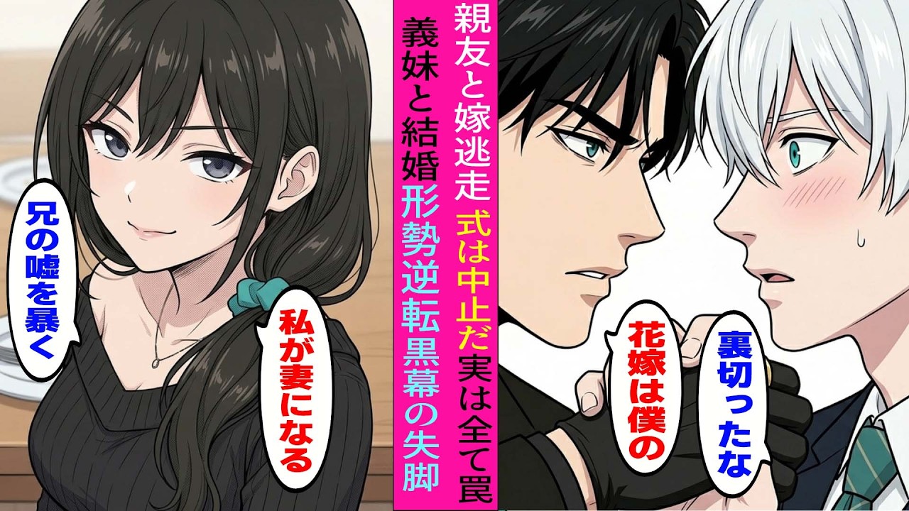【漫画】結婚式当日、花嫁が突然失踪→会場のスクリーンに逃亡動画が流され俺は公開処刑…その時、友人の妹が「私が代わりに花嫁になります」と言い出し…